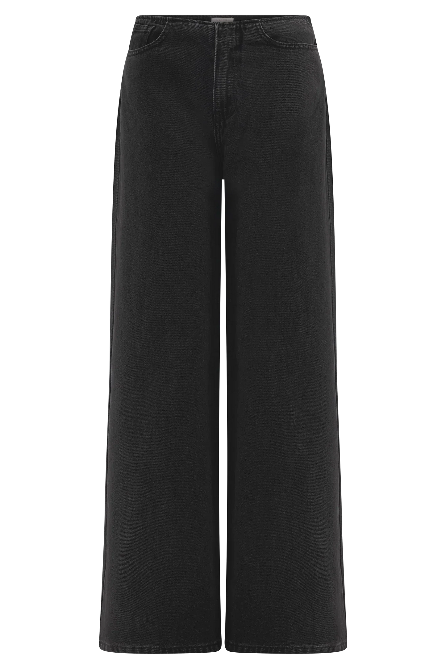 Caitlin Mid Rise Denim Jeans Washed Black