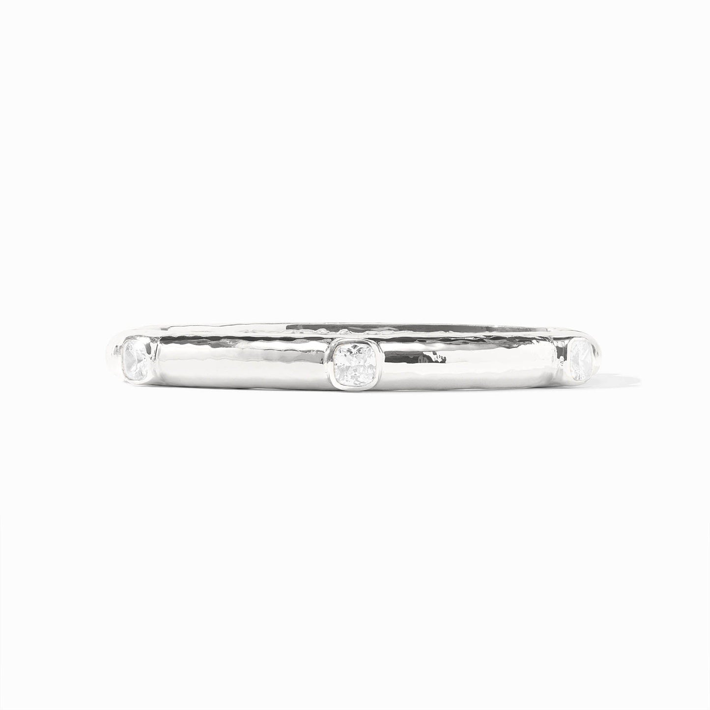 Catalina Hinge Bangle - Cubic Zirconia