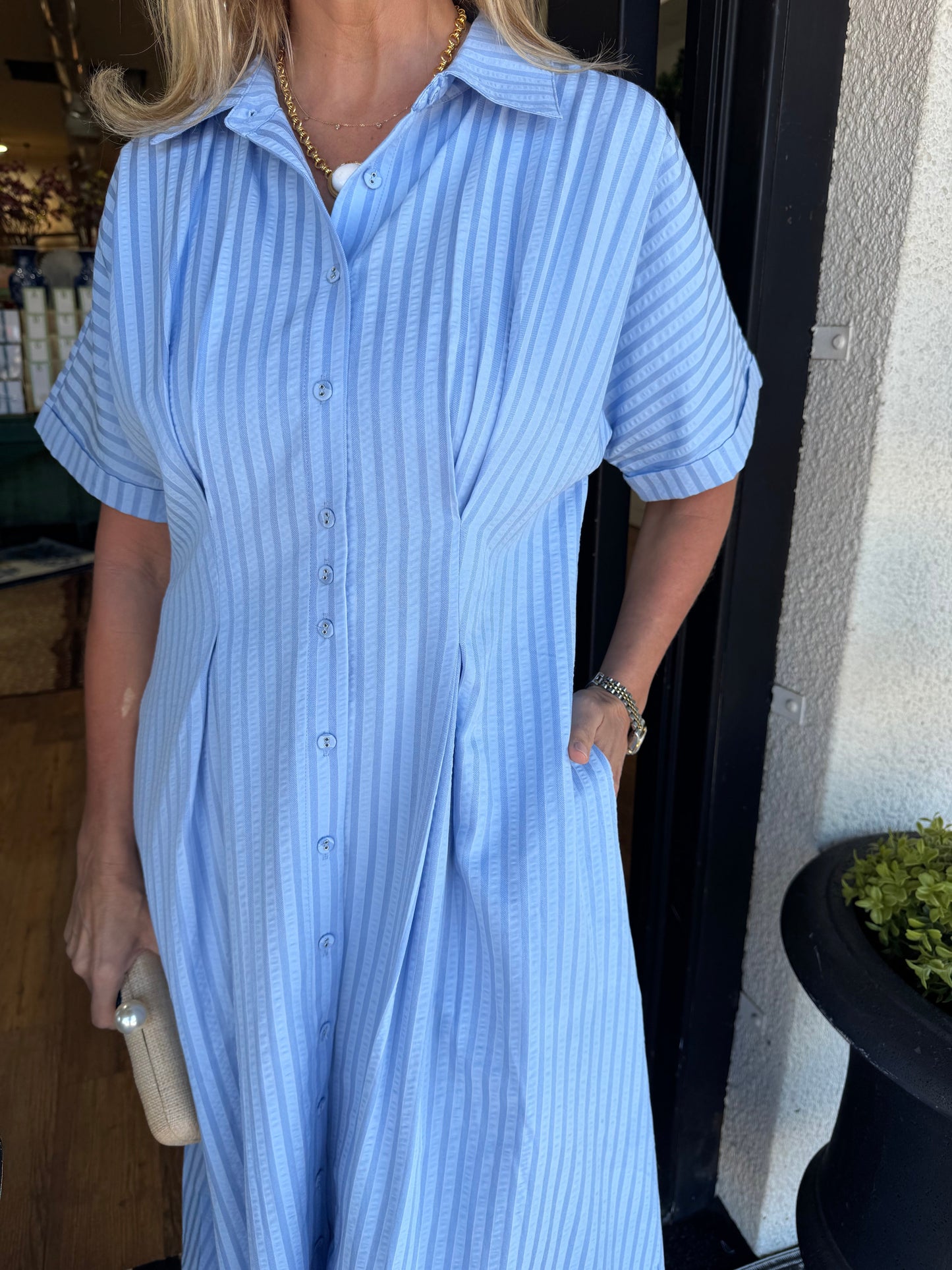 Renee Dress - Blue