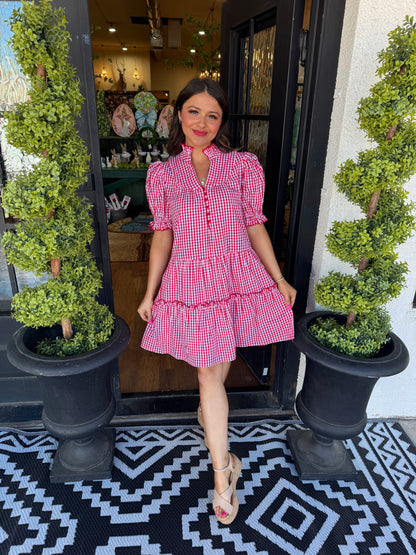 Joslyn Dress - Red