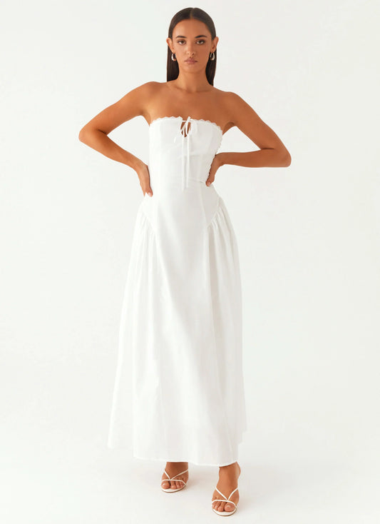Burleigh Maxi Dress Ivory