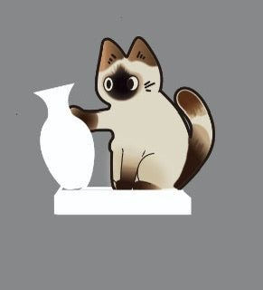 Cat Whisker Collector Fridge Magnet Cute Cat Wall Decor Keepsake Holder