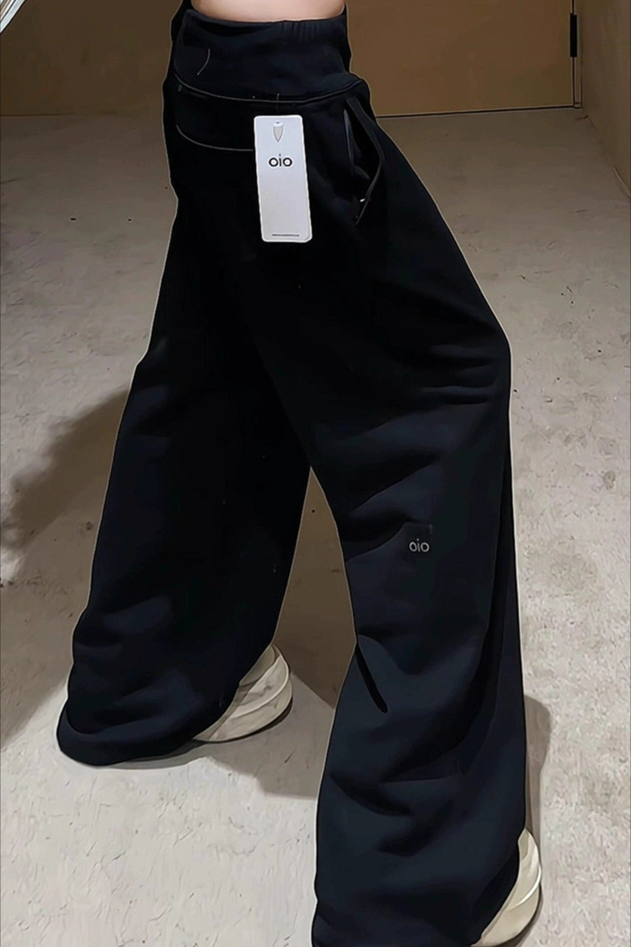 Relaxed High Waisted Wide Leg Lounge Pants