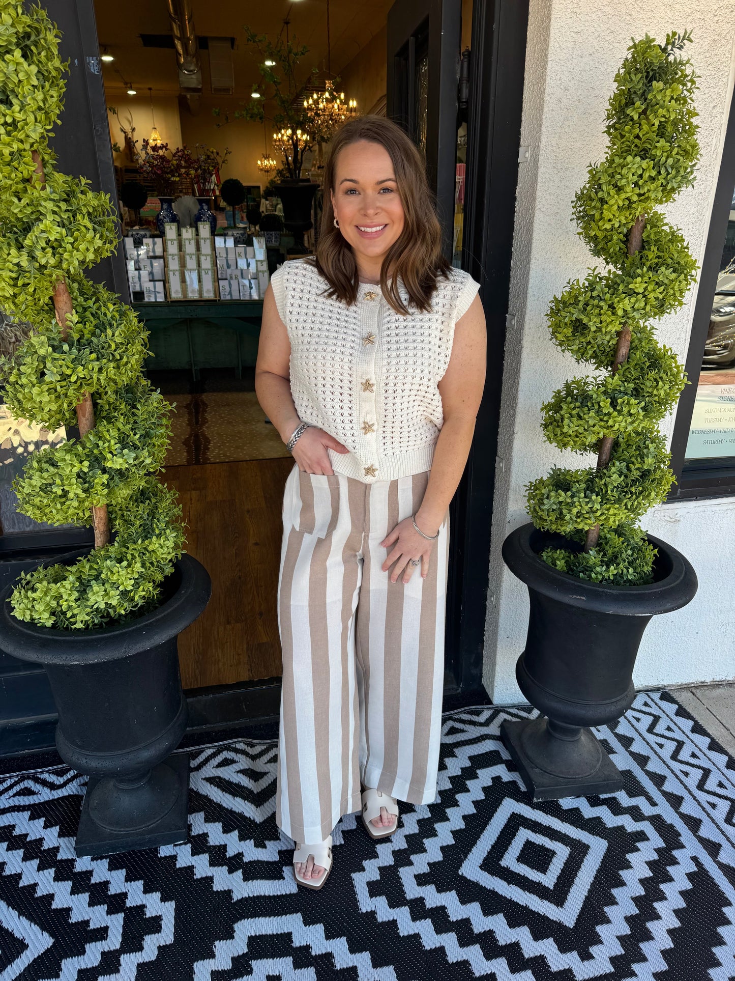 Michelle Pants - Taupe