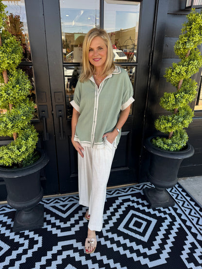 Jade Top - Mint