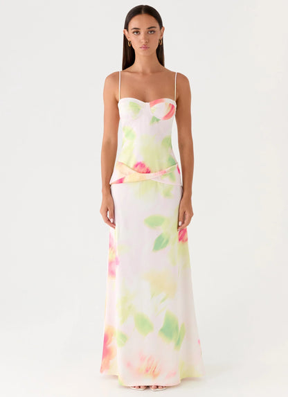 Burning Up Maxi Dress Floral Romance