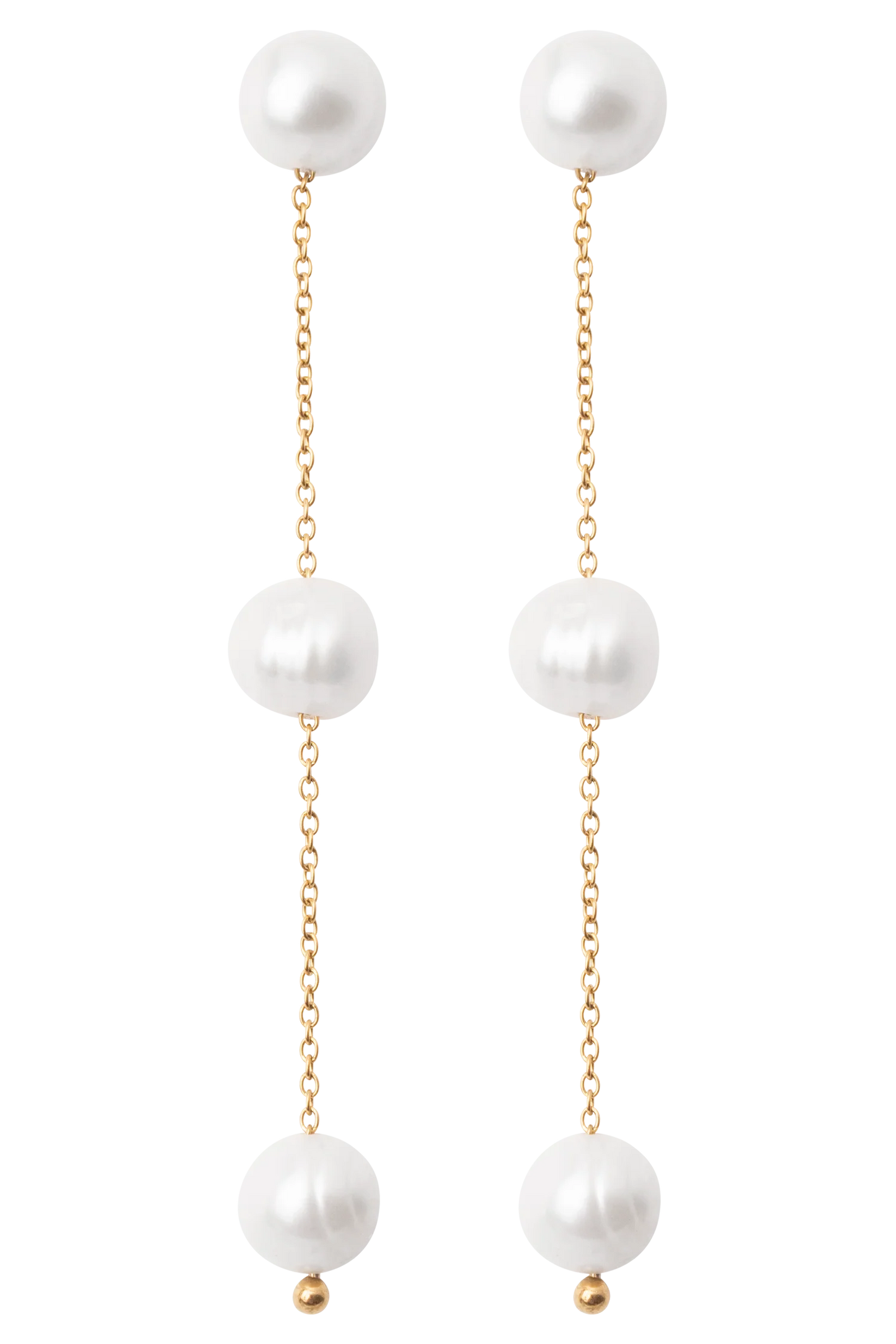 Bodhi Freshwater Pearl Drop Earrings Pearl