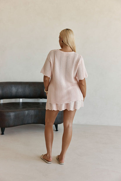 Leah Top - Blush