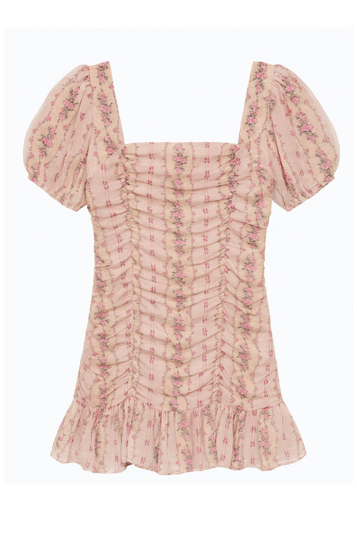 JUNIOR ARIEL PRINTED SPECIAL OCCASION DRESS - FINAL SALE