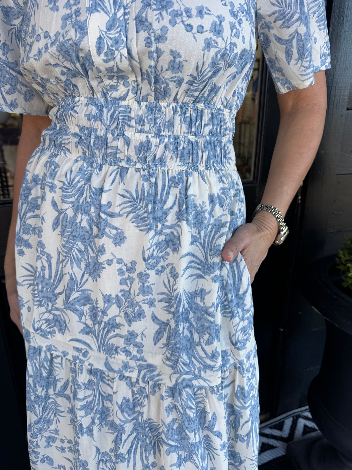 Lila Dress - Blue