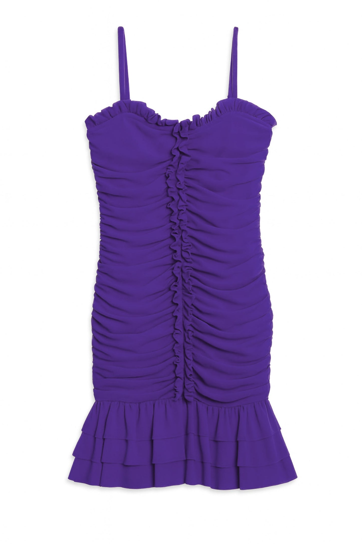 TWEEN BOBBI MESH RUFFLE DRESS