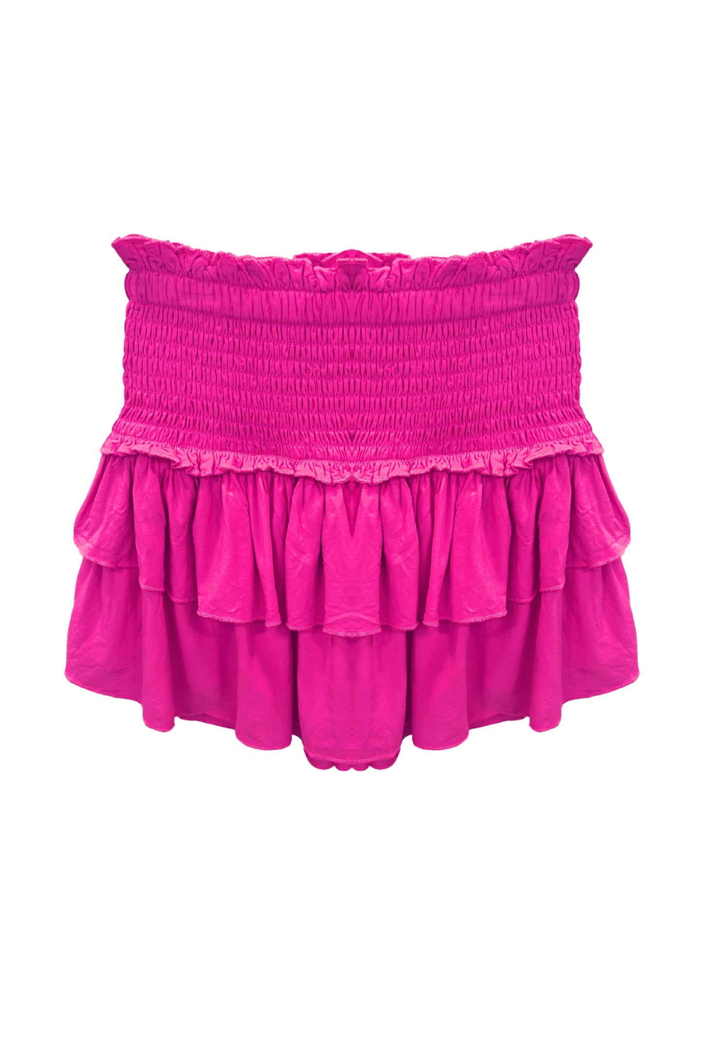 TWEEN BIANCA SOLID TIERED RUFFLE SKIRT - FINAL SALE