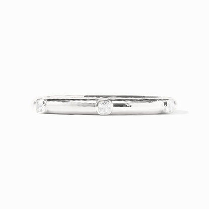 Catalina Hinge Bangle - Cubic Zirconia