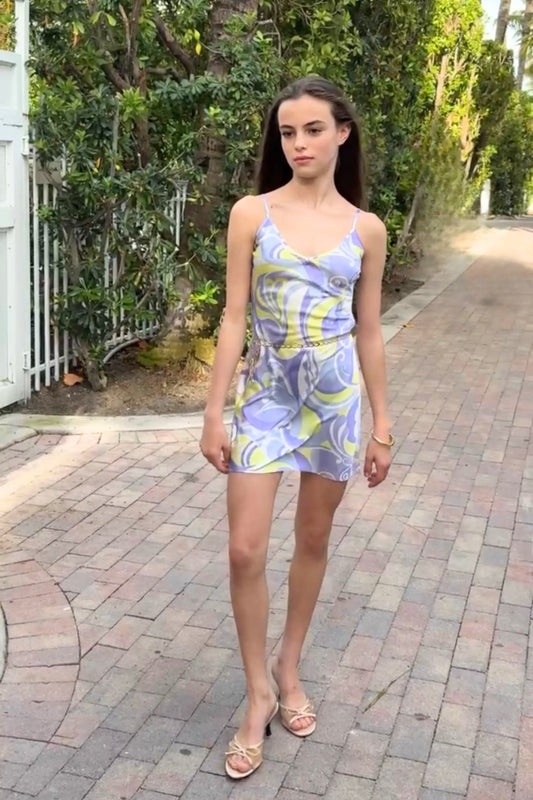 TWEEN ANASTASIA PRINTED MINI DRESS