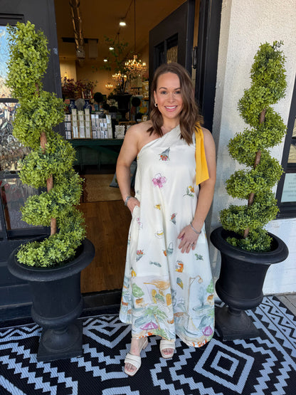Rose Dress - Cream