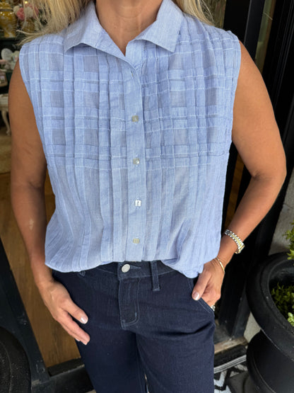 Ivy Jane Tucked Pattern Shirt