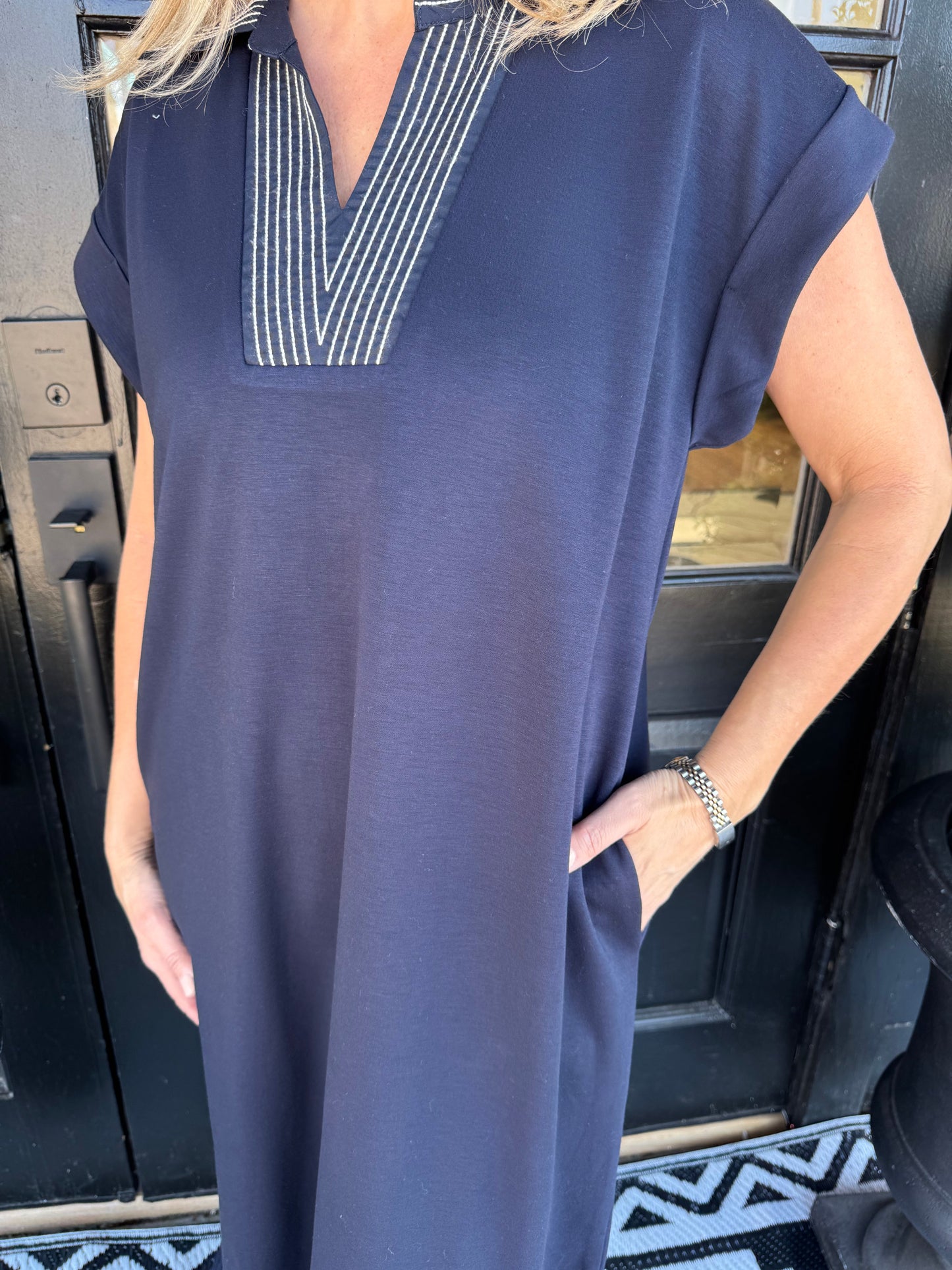 Willa Dress - Navy