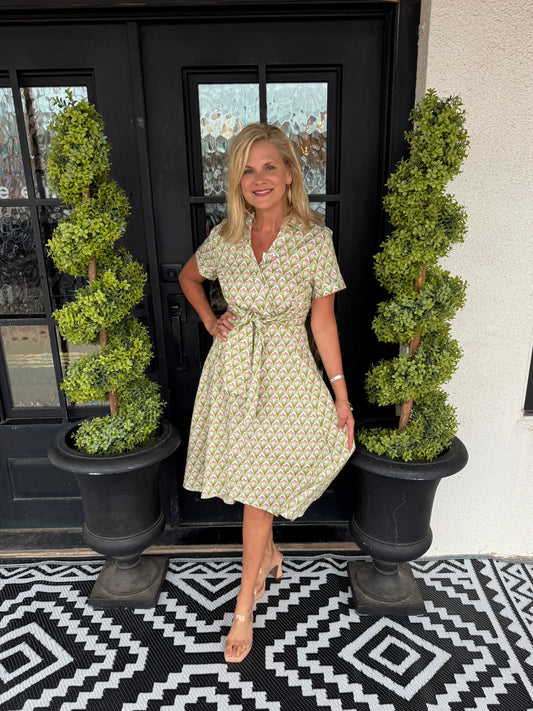 Virginia Dress - Green