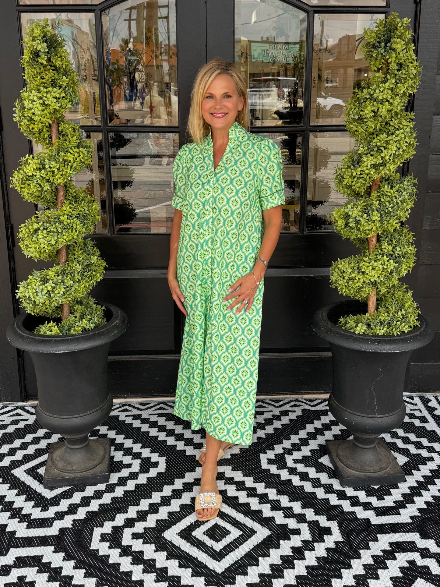 Aurora Dress - Grass Mix