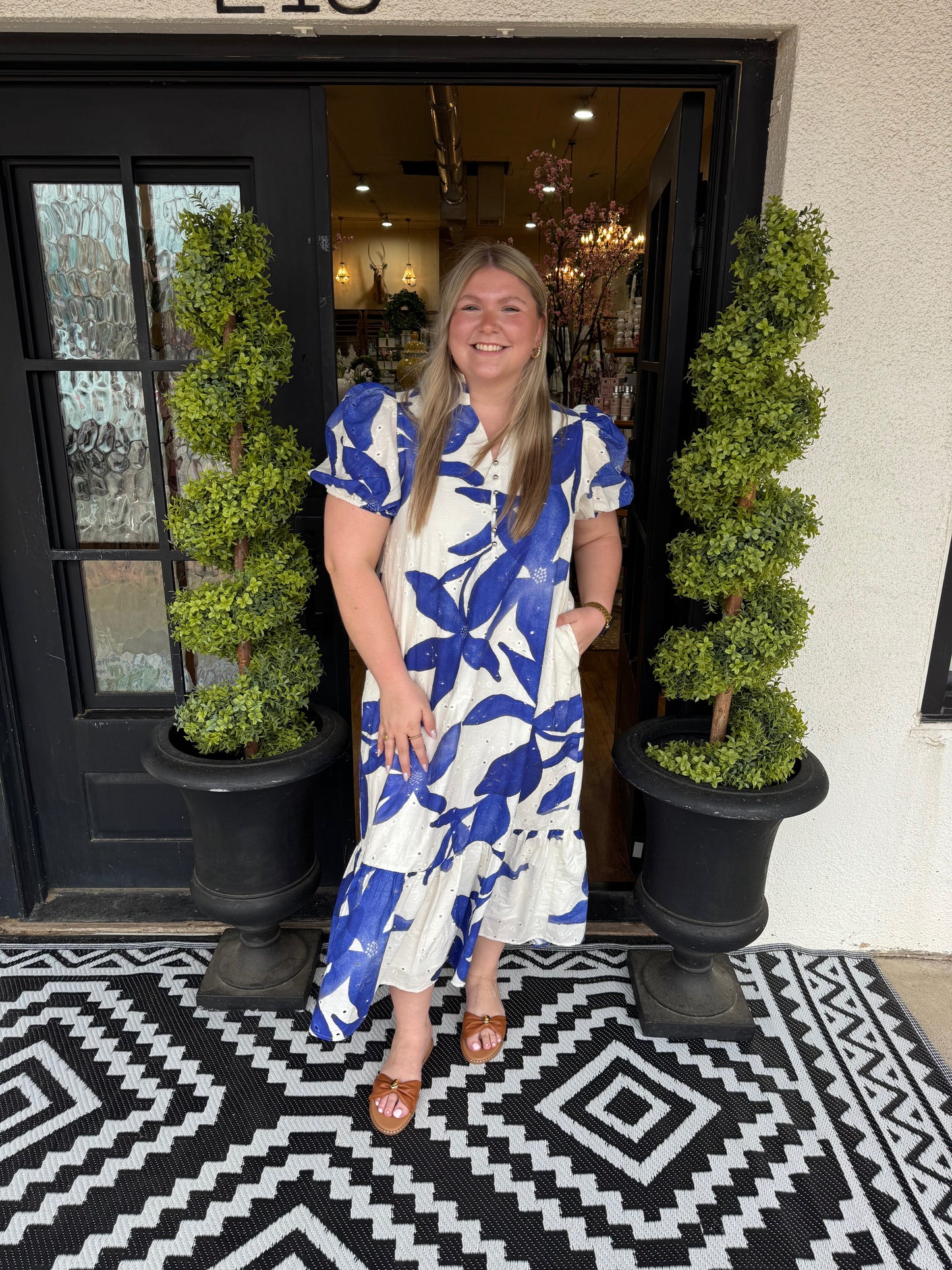 Wrenly Dress - Royal