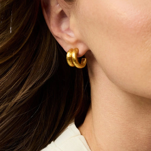 Havana Double Hoop - Gold