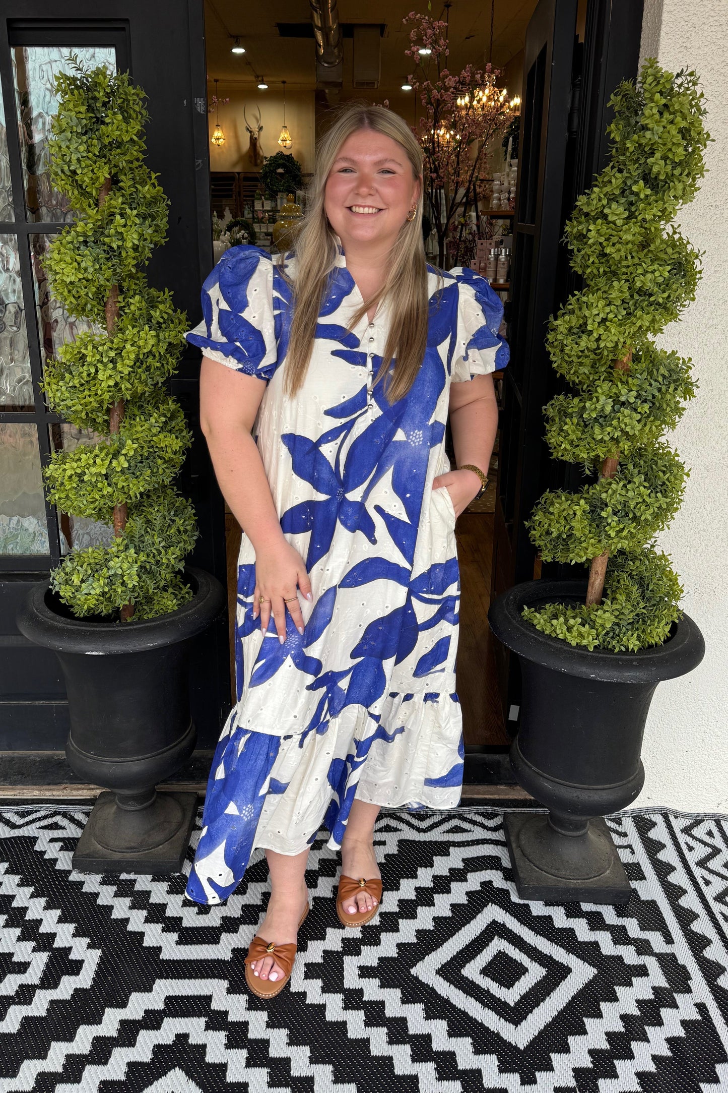 Wrenly Dress - Royal