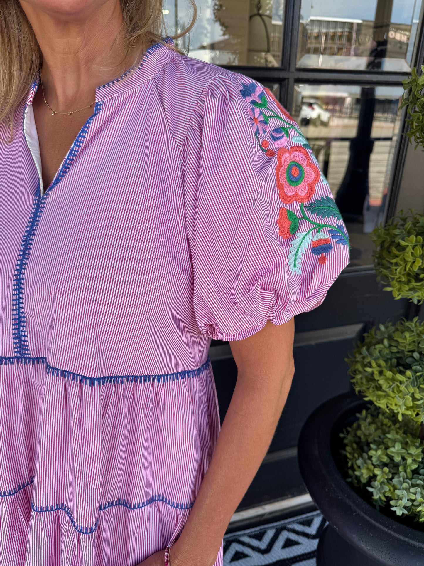 Collins Dress - Berry
