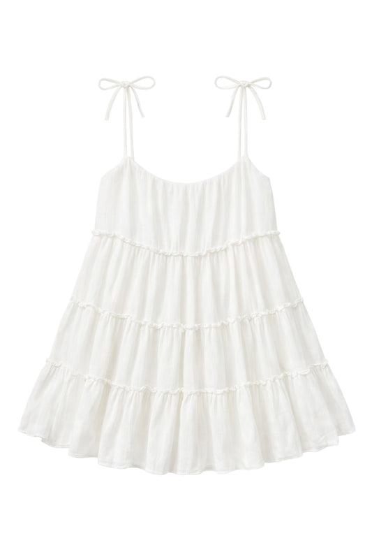 JUNIOR JAMIE TIERED MINI DRESS