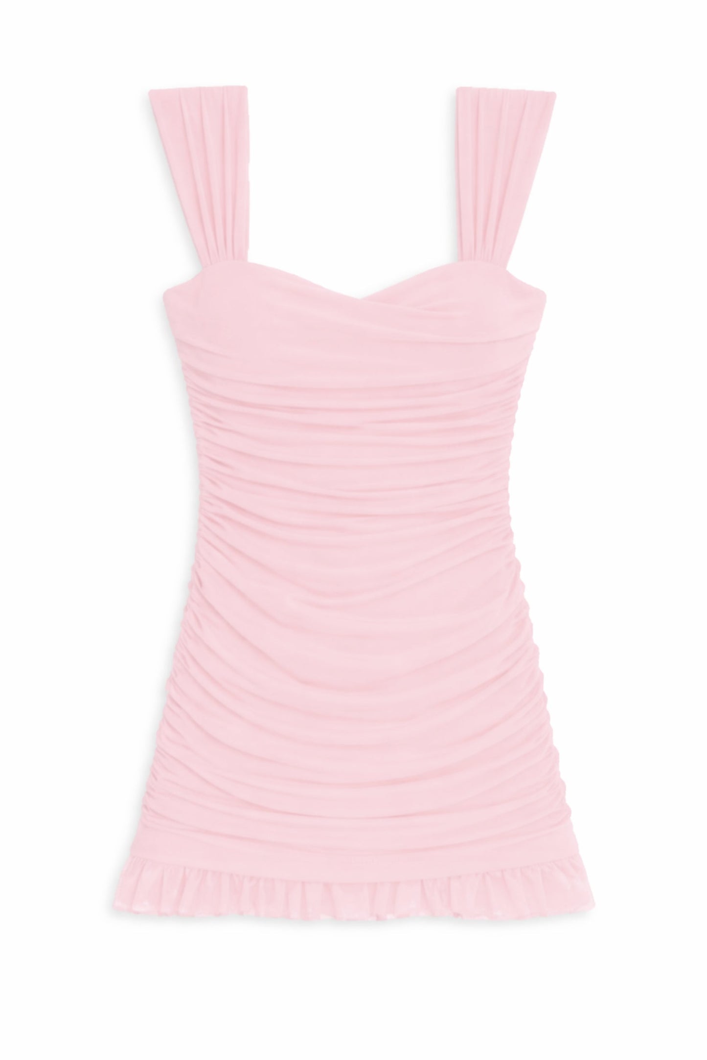 TWEEN JOEY SOLID SWEETHEART MESH DRESS