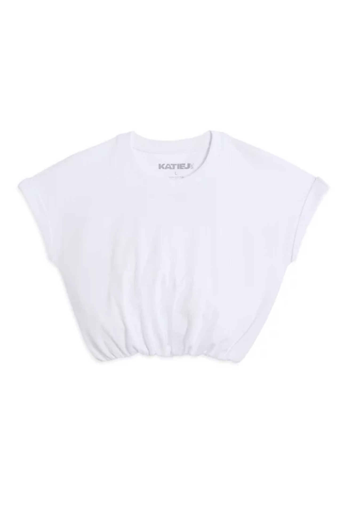 TWEEN JOJO ELASTIC WAIST CROP TOP