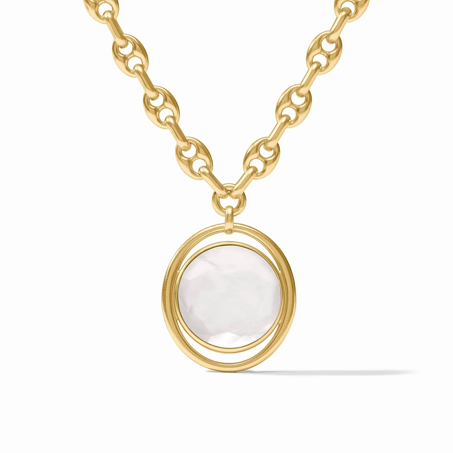 Laguna Statement Necklace - Iridescent Clear Crystal