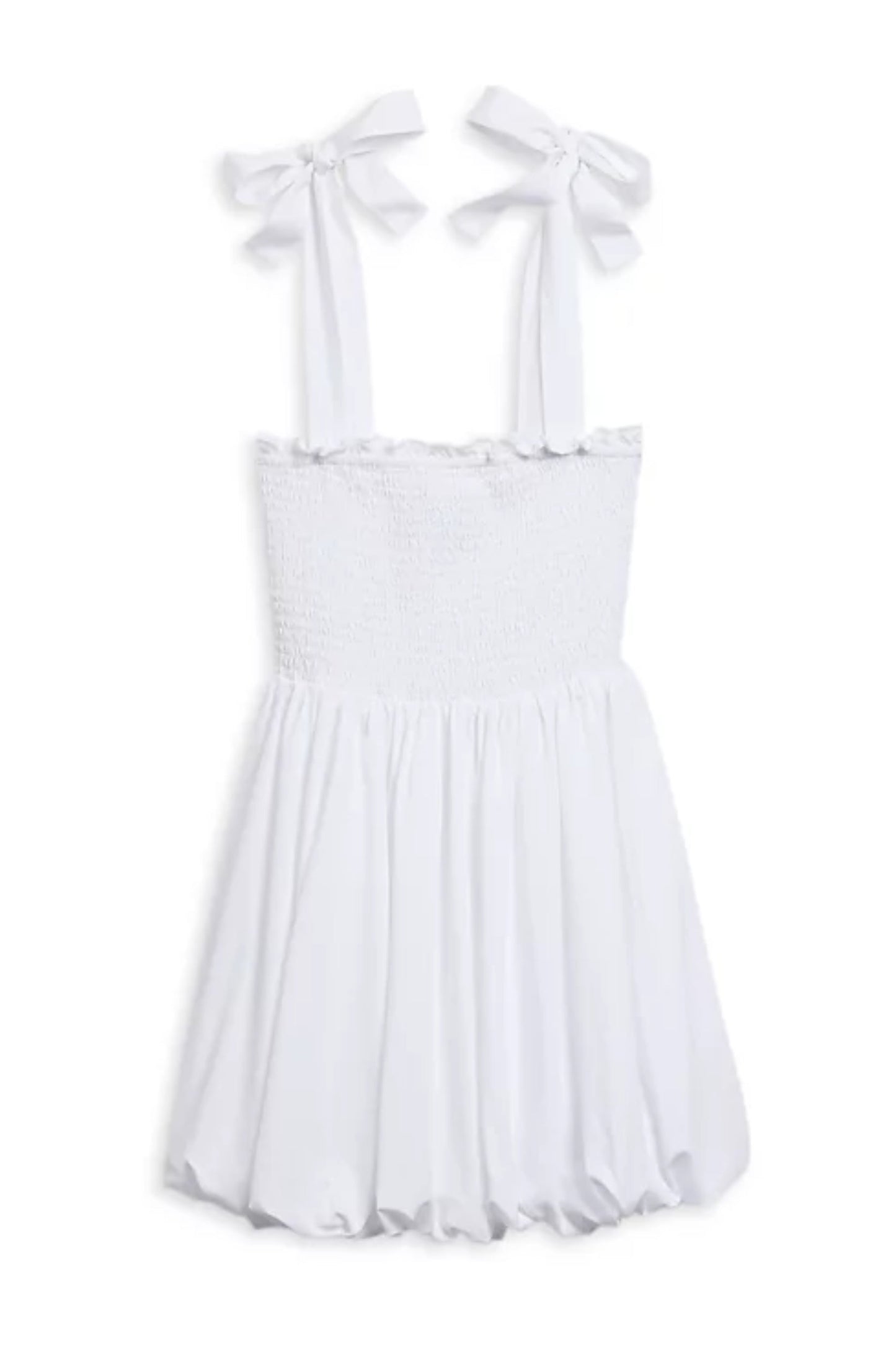 TWEEN PENELOPE SOLID TIE SHOULDER BUBBLE DRESS - FINAL SALE