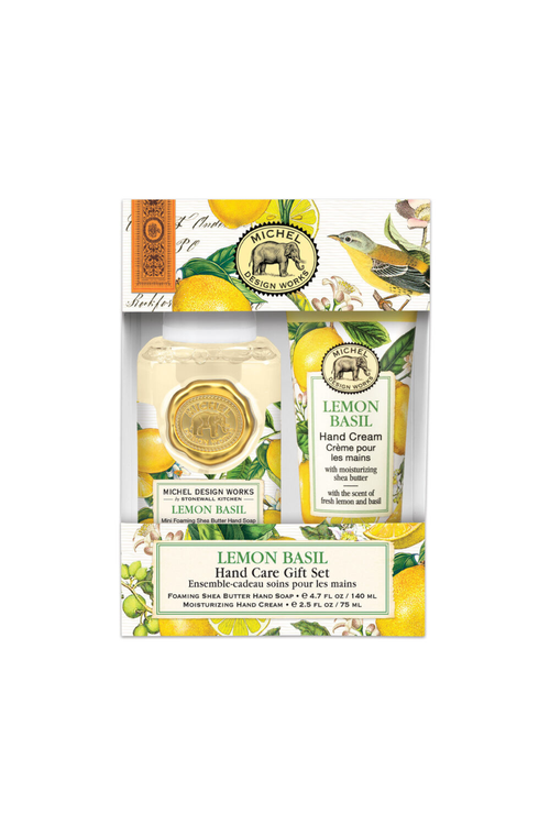 Michel Design Works Lemon Basil Handcare Gift Set