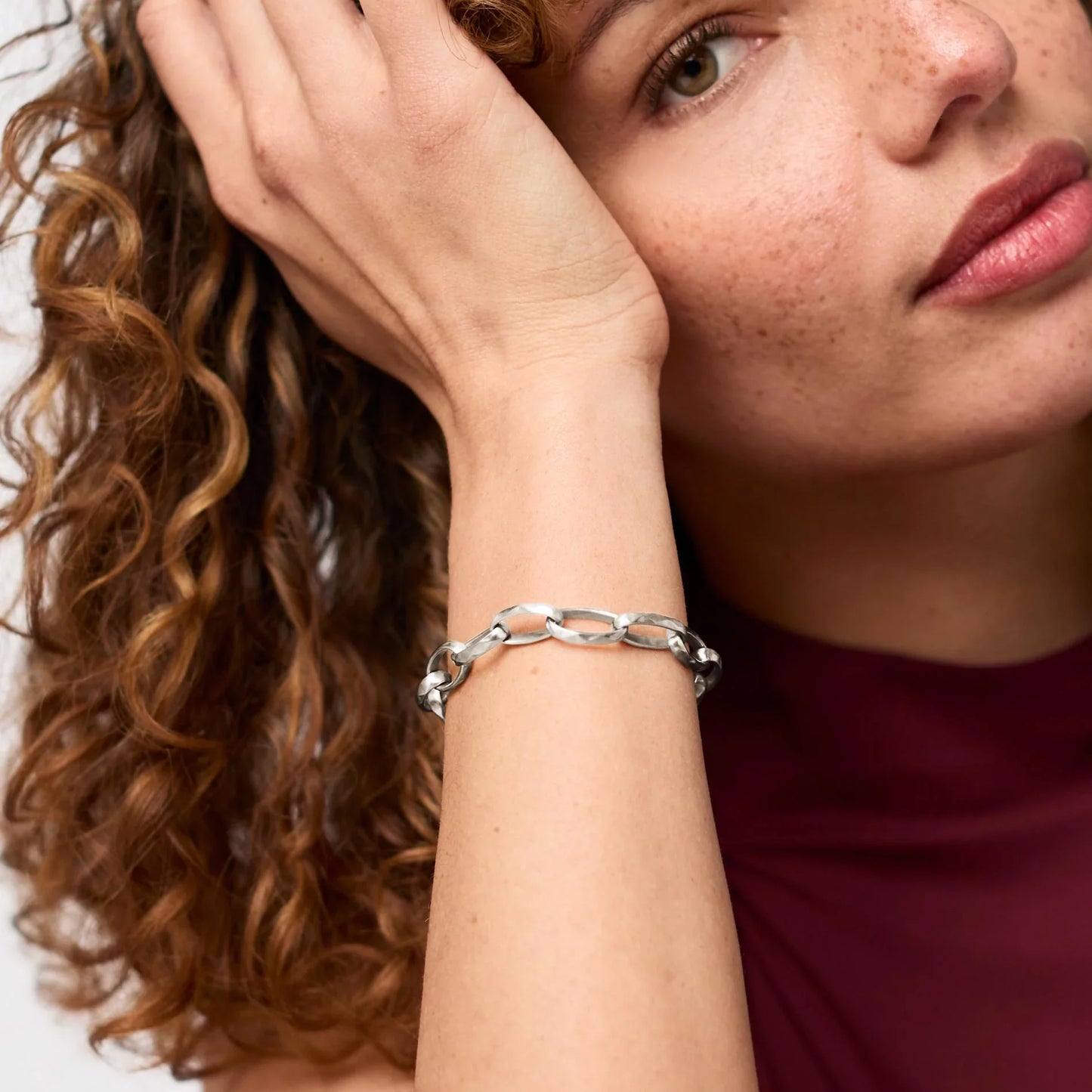 Solara Link Bracelet - Silver - OS