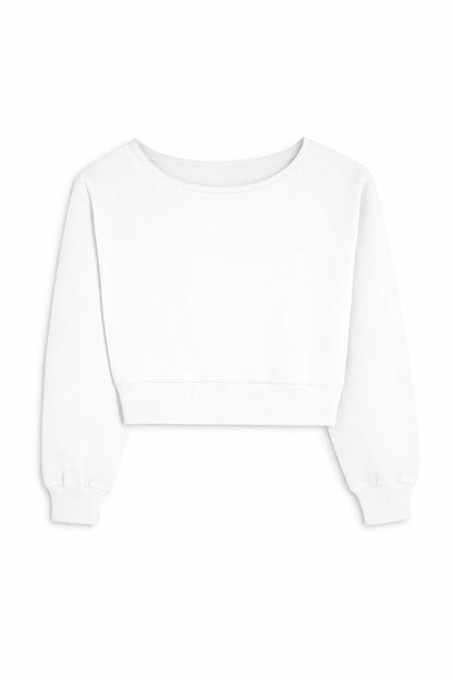 JUNIOR TRISTAN VINTAGE STYLE OFF SHOULDER CROP TOP