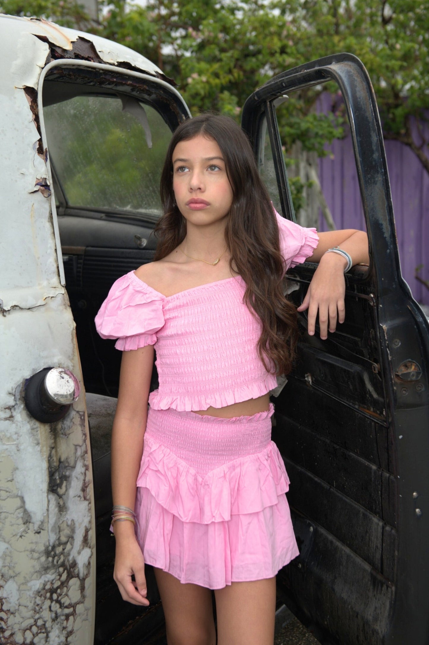 TWEEN BROOKE SOLID SKIRT