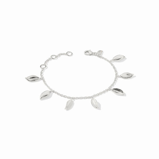 Willow Delicate Charm Bracelet - Silver