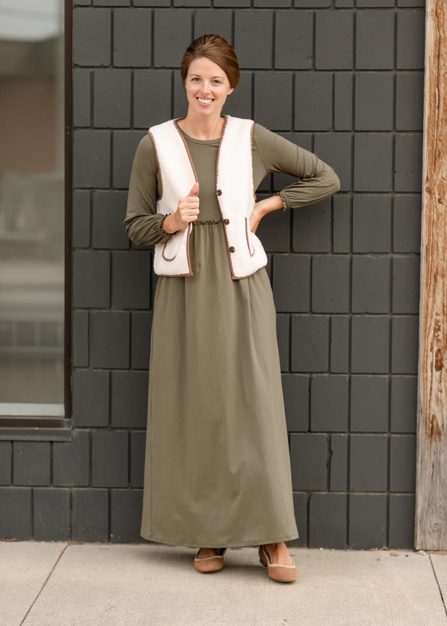 Brie Long Sleeve Maxi Dress - FINAL SALE