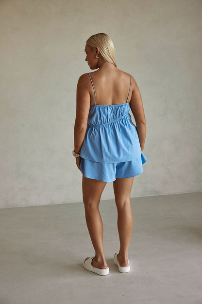 Octavia Top - Blue