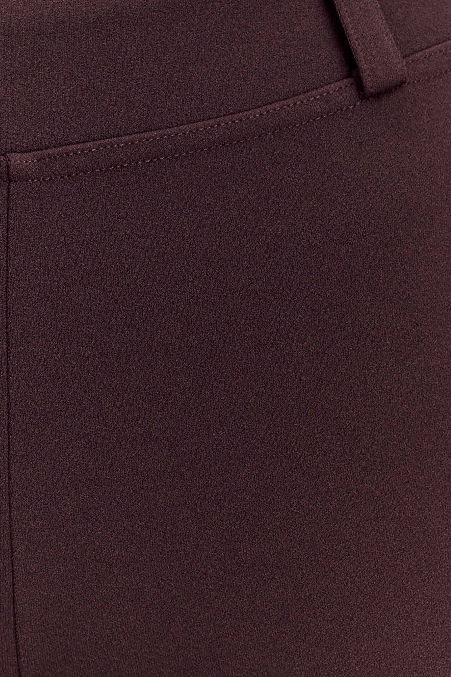 Blanca Stretch Crepe Capri Pants Chocolate