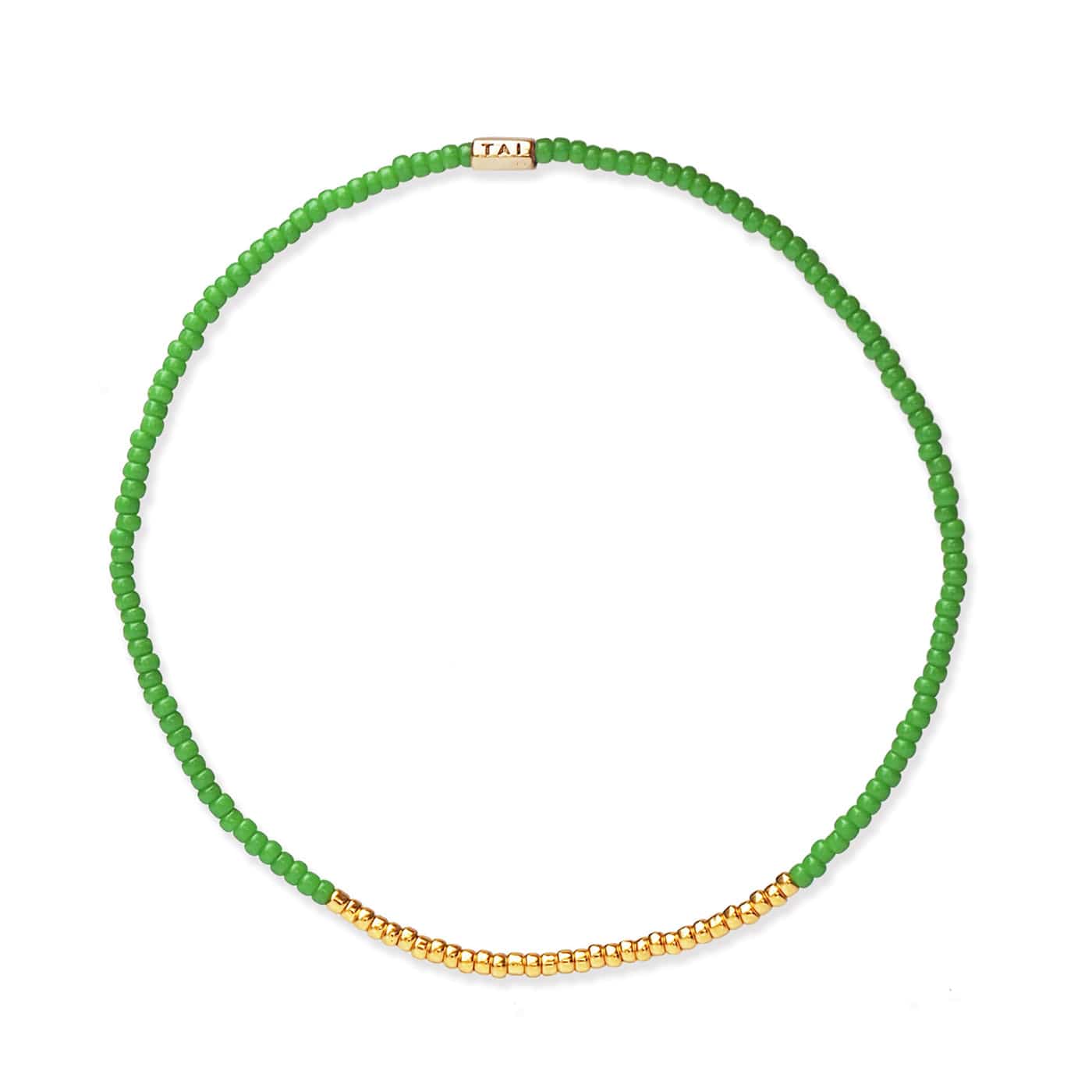 Praew Bracelet Beaded With Gold Accents