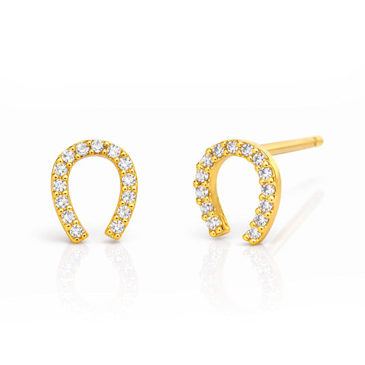 Mini Horseshoe Earrings